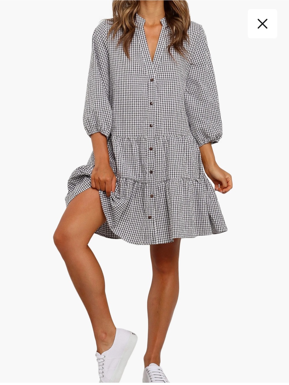 Petal & Pup Daria Print Tiered Dress